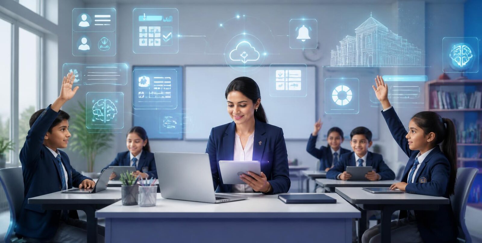 Teacher Portal — Anshu's DeskEDU school management software