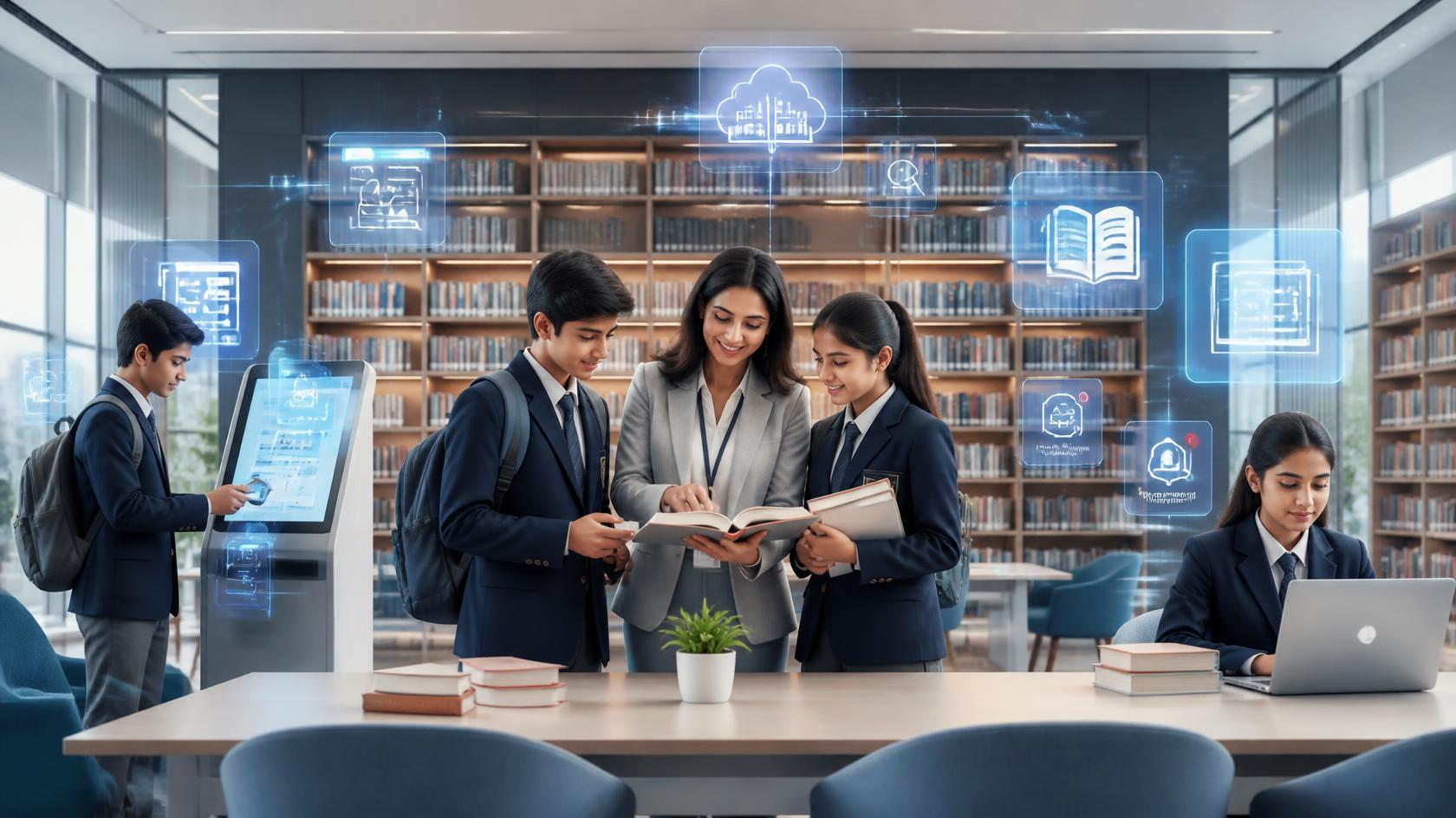 Library — Anshu's DeskEDU school management software