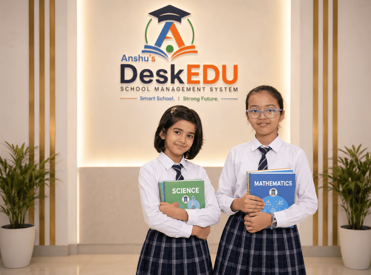 Students using DeskEDU at their school